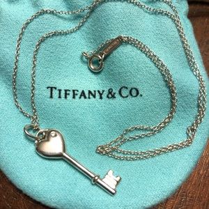 Tiffany necklace with small diamond